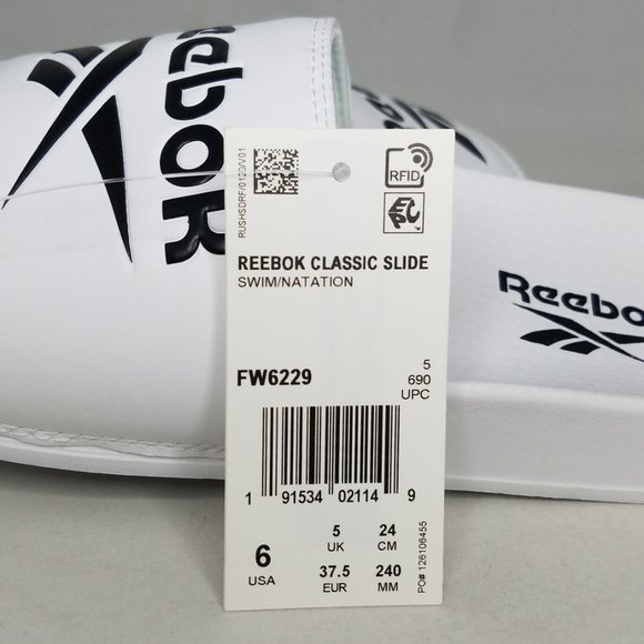 NEW Reebok Classic Slides - Men 7 | Women 8 - FW6229 main image 4